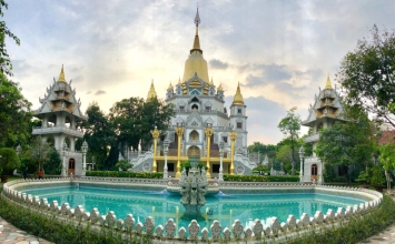 Ngôi chùa đẹp như tranh ở ngoại ô Sài Gòn